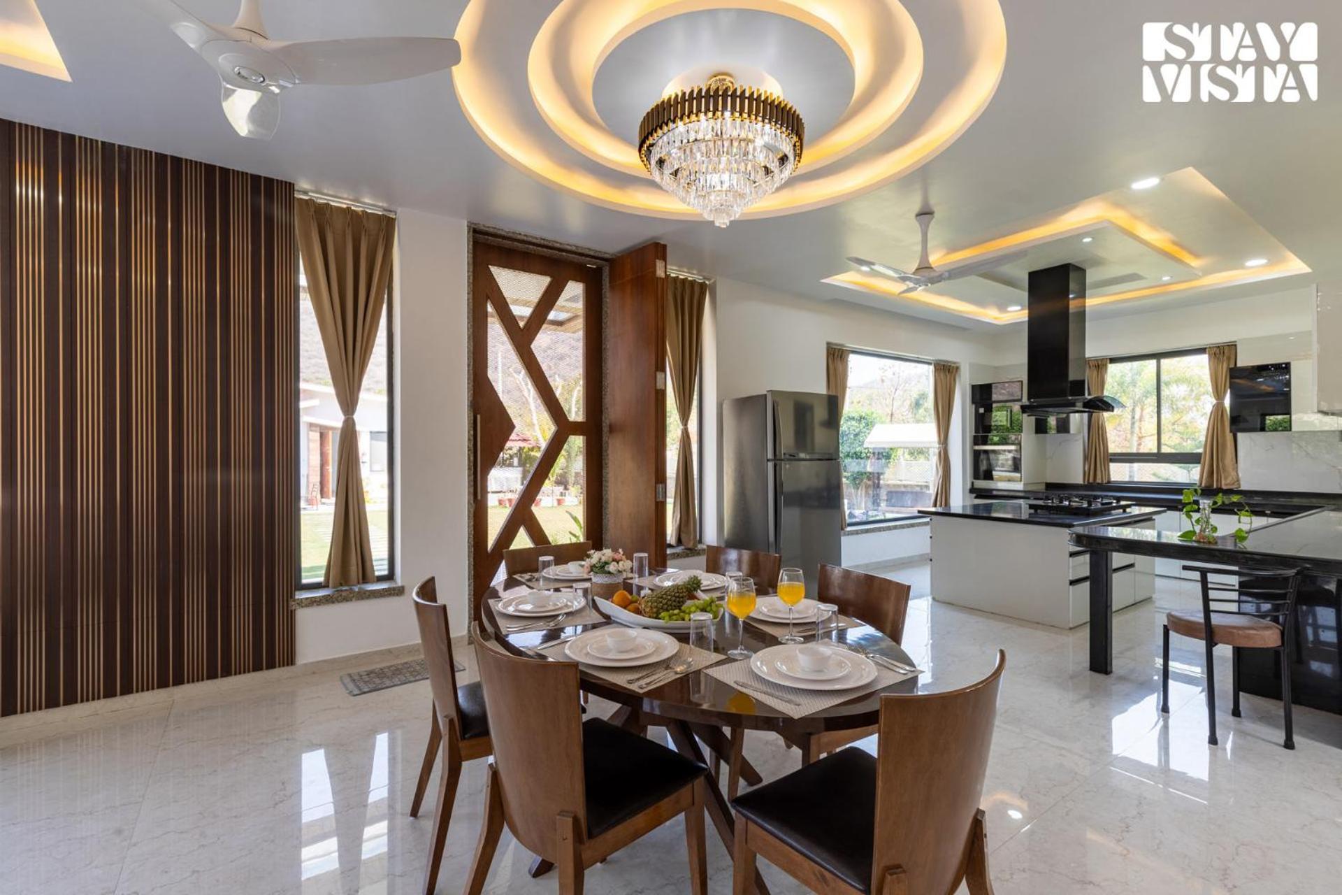 Stayvista'S Bella Dream - Mountain-View With Outdoor Pool, Lawn Featuring A Gazebo & Indoor Games Udaipur Bagian luar foto